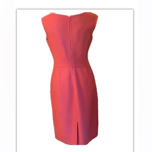 Talbot’s $199 Salmon NWT Wool Women Sz 4P Petites Dress Sleeveless - Picture 4 of 8